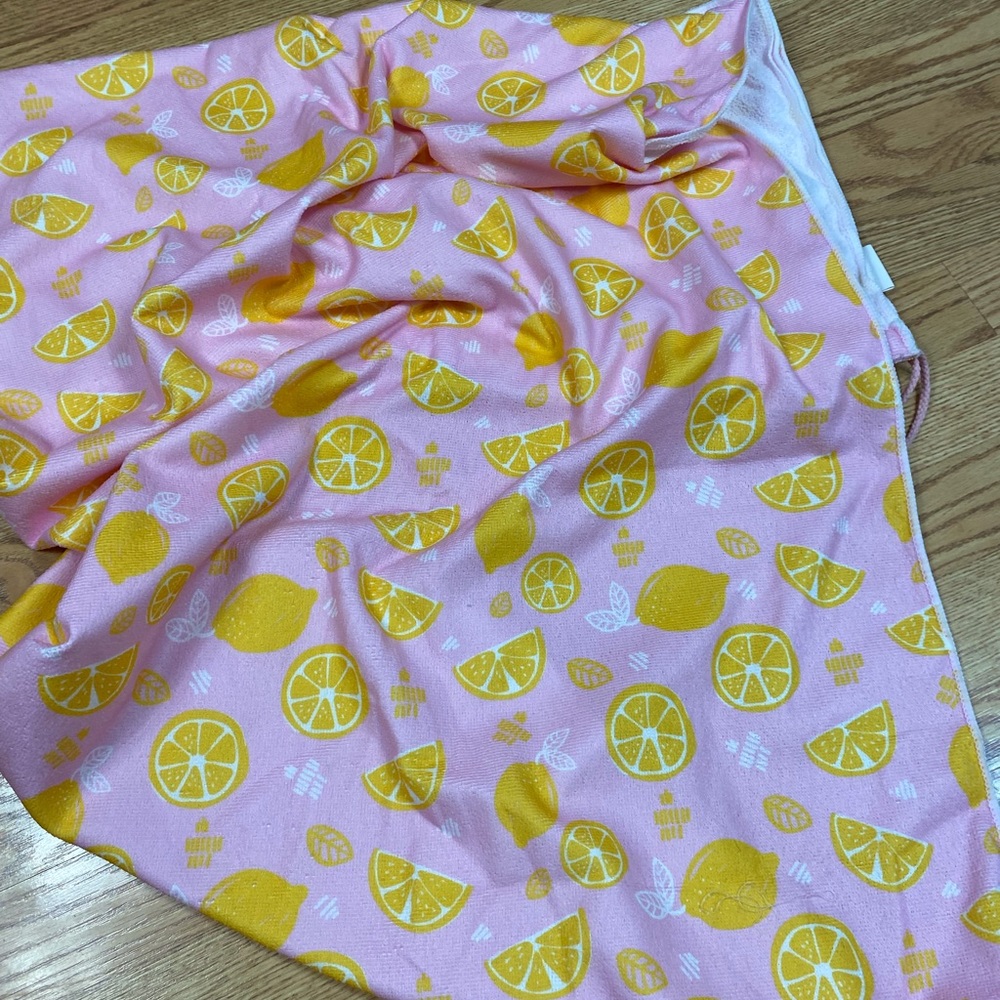 NEW Pink Lemonade Terrycloth Beach Towel